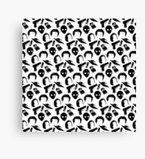 The X Files Pattern Canvas Print