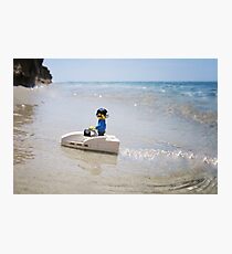 DJ Barnacle chillin' beachside Photographic Print