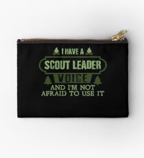 Bolso de mano Tengo una voz de líder Scout | Scout Leader Shirt | Regalo Scout | Líder Scout | Ropa Girl Scout | Regalo Boy Scout | Ropa Scout | Accesorios Scout Leader