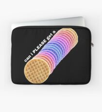 Can I get a waffle? Can i PLEASE get a waffle? Laptop Sleeve