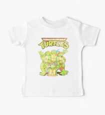 Retro Ninja Turtles Baby T-Shirt