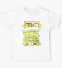 Retro Ninja Turtles Kinder T-Shirt