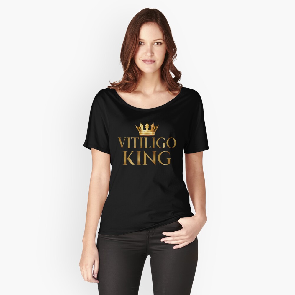 Vitiligo King T Shirt Vitiligo Awareness T Shirt By Evaspark Redbubble 6854