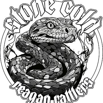 "RRHS Rattlers - 2024 Stone Cold B&W" Sticker For Sale By ...