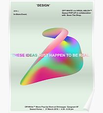 OFF-WHITE STYLE ARTWORK Poster