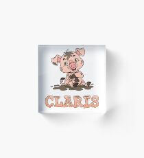Claris Piggy Acrylic Block