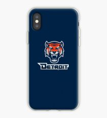 Detroit Baseball team Tigers - gift for parents or friends who are fans of Tigers baseball team and Detroit city iPhone Case