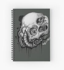 Cyberpunk Skull Spiral Notebook