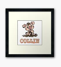 Collin Piggy Framed Print