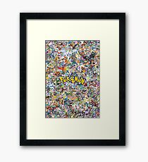 Catch them all Framed Print