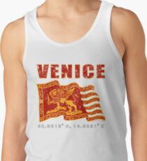 Venice Italy St. Mark's Square Flag Tank Top