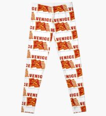 Venice Italy St. Mark's Square Flag Leggings