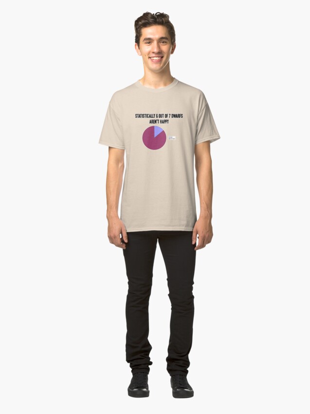 Alternate view of Dwarf statistics Classic T-Shirt