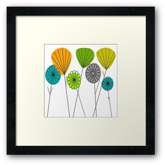 "Dandelion Clocks" Framed Art Print by gailg1957 Redbubble