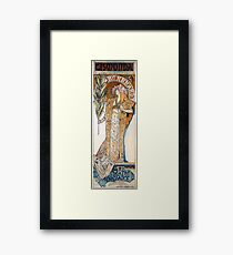 Alphonse Mucha - Gismonda - Art Nouveau Framed Print