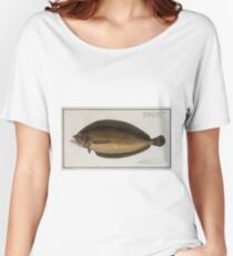 Vintage Illustration of a Flounder (1785) 2 Women's Relaxed Fit T-Shirt