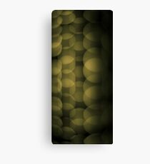 Bubbles 1 - Yellow Canvas Print
