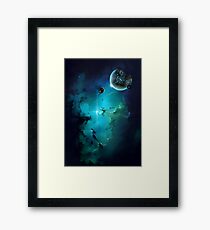 Cybertron nebulae Framed Print