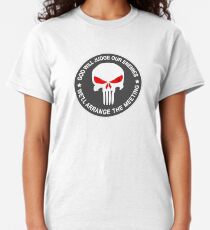 The Punished Q - Grey Bk Classic T-Shirt