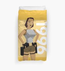 Lara Croft 1996 Duvet Cover