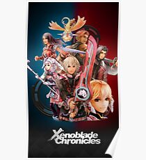 Póster Crónicas de Xenoblade: reparto principal