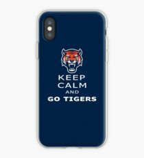 keep calm and go tigers - Detroit Baseball team Tigers - for Tigers and Detroit lovers iPhone Case