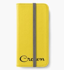 Crown Script iPhone Wallet/Case/Skin