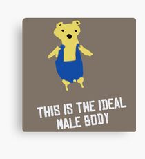 This is the ideal male body Canvas Print