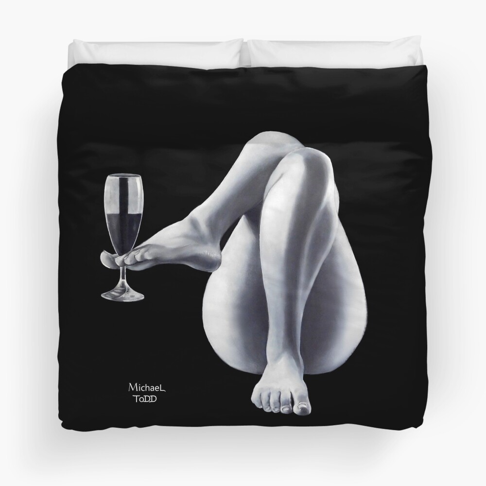 A Toast to You Duvet Cover
