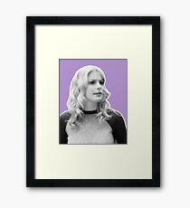 Britta Perry - Light Purple Framed Print
