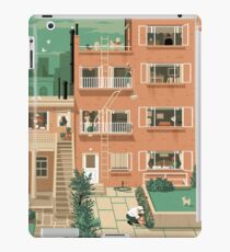Vinilo o funda para iPad Carteles de viaje - Ventana trasera de Hitchcock - Greenwitch Village New York