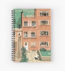 Cuaderno de espiral Carteles de viaje - Ventana trasera de Hitchcock - Greenwitch Village New York