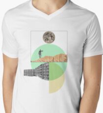 Camiseta para hombre de cuello en v Excursionismo