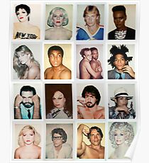 andy warhol's polaroids Poster