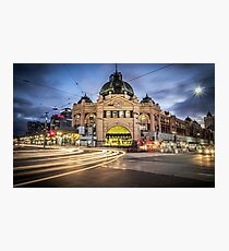 Flinders street station long exposure Photographic Print