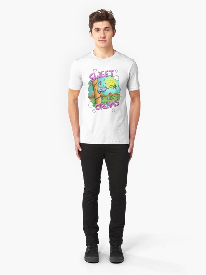Alternate view of Sweet Dreams - Cute Sleeping Koala Slim Fit T-Shirt