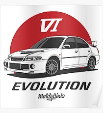 EVO VI (white) Poster