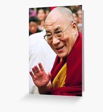 His Holiness the Dalai Lama. northern india Greeting Card