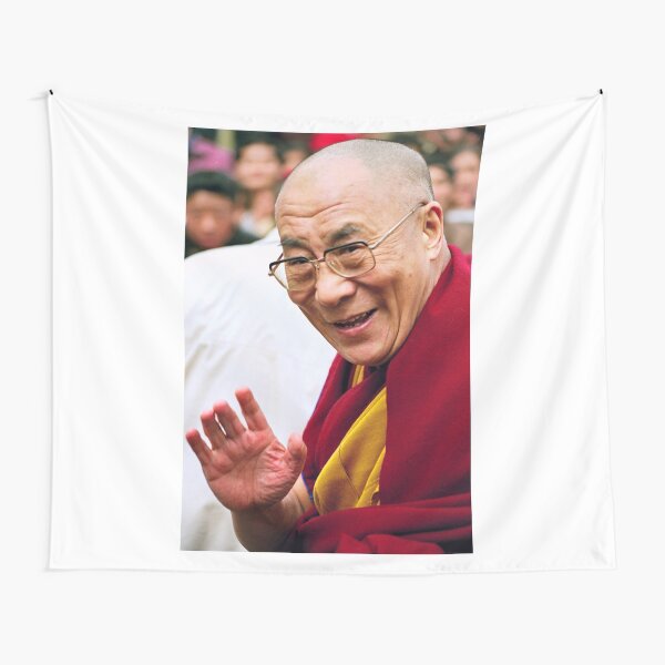 His Holiness the Dalai Lama. northern india Tapestry