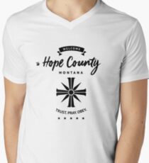 Welcome To Hope County Men's V-Neck T-Shirt