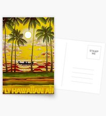 HAWAIIAN AIR; Travel and Tourism Print Postcards