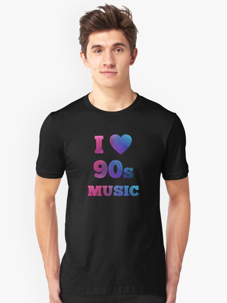 T-Shirt 90s fancy-tshirts Love Music\u0027 \u0027I by