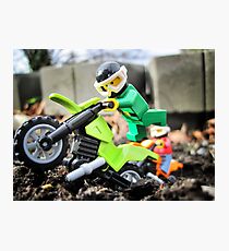 Will likes bikes. Photographic Print