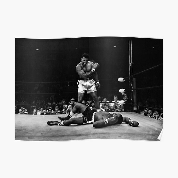 Muhammad Ali Face Black /& White Print American Boxing Legend Photo Sports Poster
