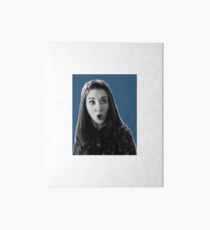 Annie Edison - Dark Blue Art Board