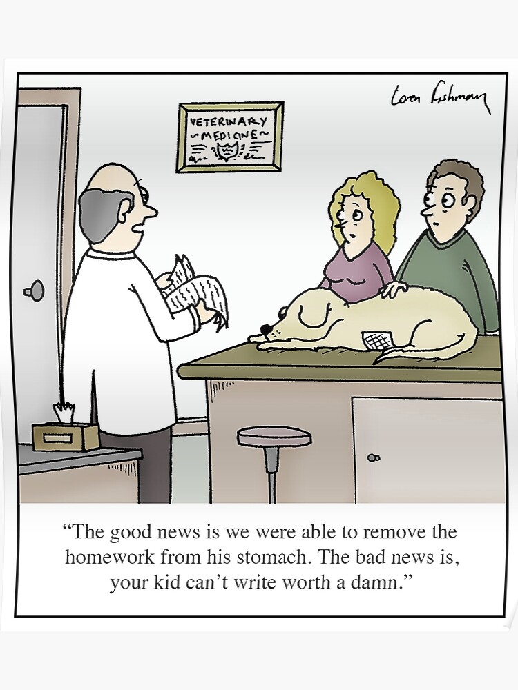 Dog ate my homework comic strip 04 image