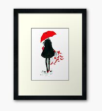 Christmas in Town Framed Print
