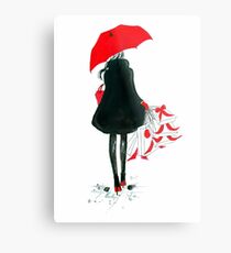 Christmas in Town Metal Print