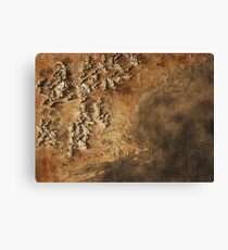 Map of New England Canvas Print