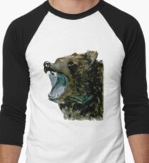 Grizzly Bear, expressive, Men's Baseball ¾ T-Shirt